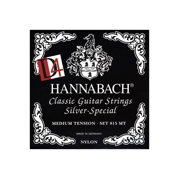 Струны Hannabach 815MTDURABLE Black SILVER SPECIAL нейлон для классической гитары