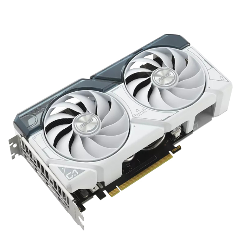 Видеокарта ASUS GeForce RTX 4060 Ti 8GB White 2595Mhz PCI-E 4.0 8192Mb 18000Mhz 128 bit HDMI 3xDP DUAL-RTX4060TI-O8G-WHITE / 90YV0J42-M0NA00 в Москвe