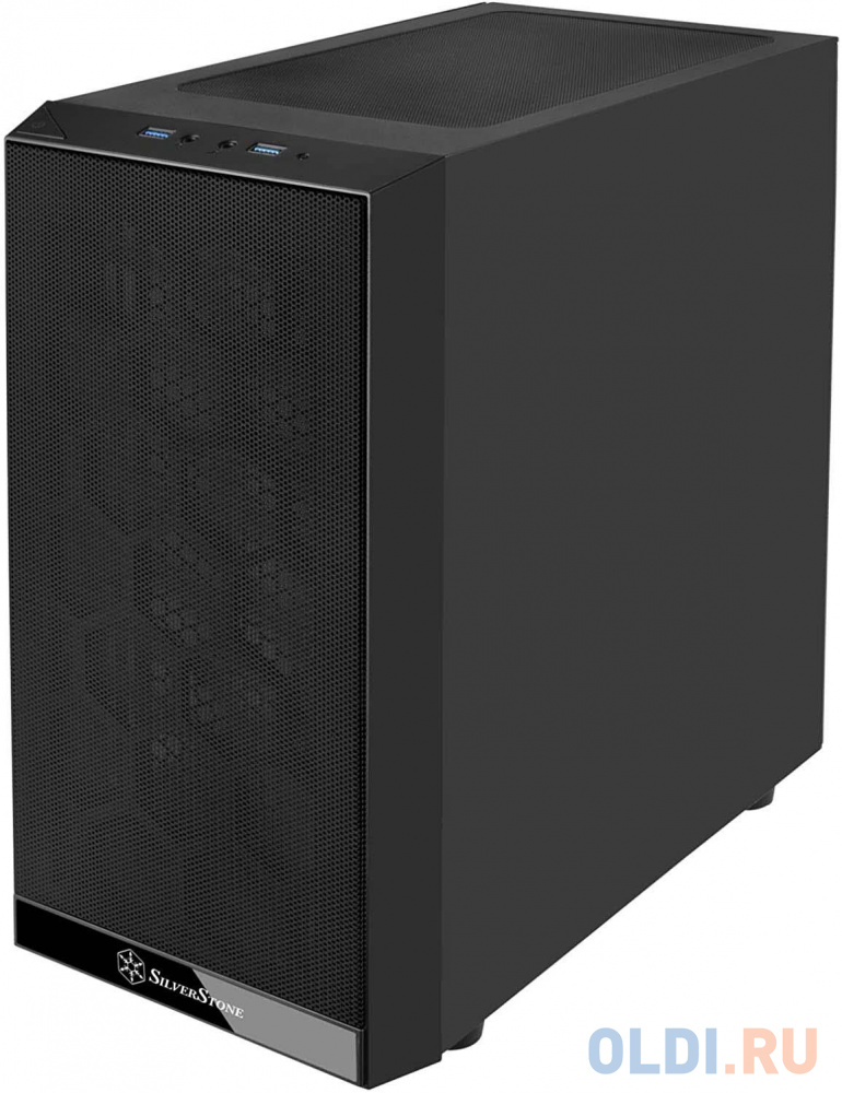 Корпус microATX SilverStone Precision Без БП чёрный