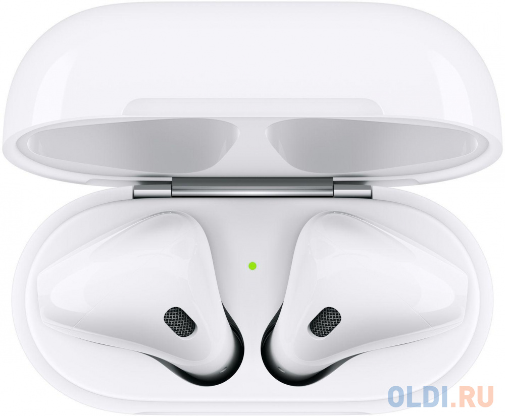 Гарнитура вкладыши Apple AirPods 2 белый беспроводные bluetooth в ушной раковине (MV7N2ZA/A)