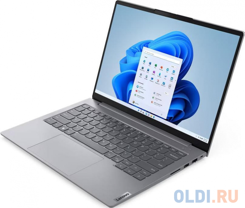 Ноутбук Lenovo ThinkBook G6 14-IRL  Intel Core i7-13700H/16Gb/512Gb SSD/14"WUXGA IPS/RJ45/USB-C/FngrP/Bklt/4 Cell 60Whr/ NoOS grey (RU гравировка