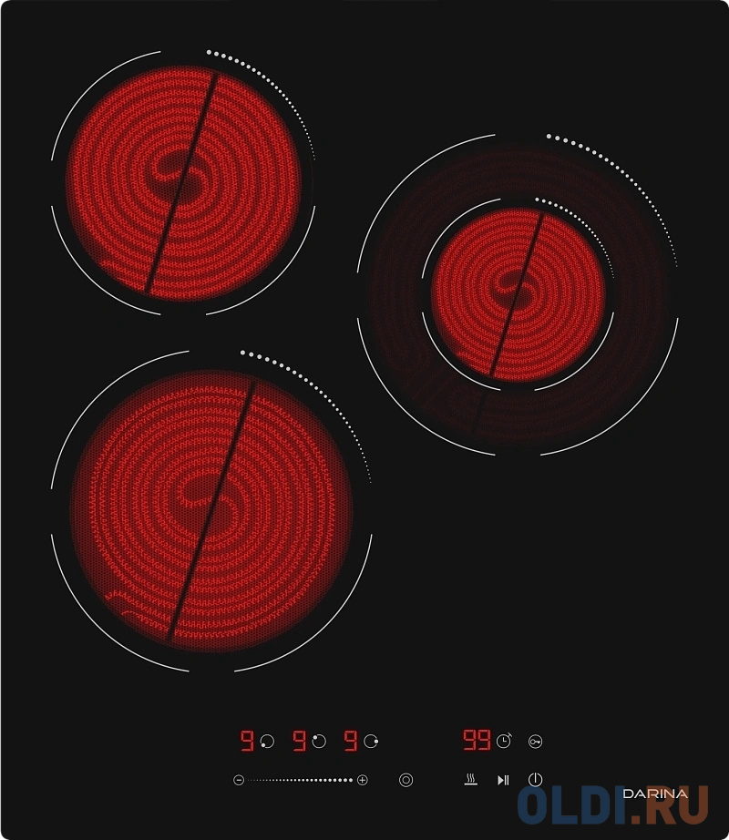 Варочная поверхность Darina 6Р Е 3324 B черный