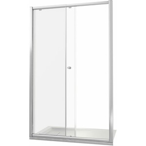 Душевая дверь Good Door Lira WTW 130-140х185 прозрачная, хром (WTW-140-C-CH)