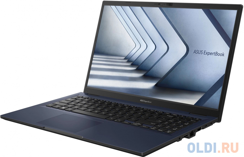 Ноутбук ASUS ExpertBook B1502CVA-BQ0927 Intel Core i5-1335U/16Gb/512Gb SSD/15.6" FHD WV 250N 60Hz Intel UHD/FingerPrint/Backlit/DOS Star Black (9