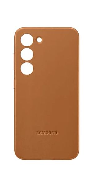 Чехол Samsung для Galaxy S23 Leather Cover (EF-VS911LAEGRU) camel в Москвe