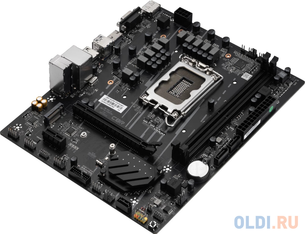 CBR H610M Challenger {Socket 1700, 2*DDR4, mATX, VGA+HDMI+DP, 1*PCIEx16/1*PCIEx1/1*M.2, 3*SATA3, 4*USB2+2*USB3, Glan}