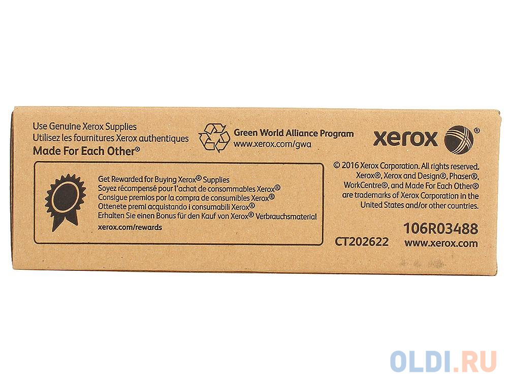 Картридж Xerox 106R03488 5500стр Черный