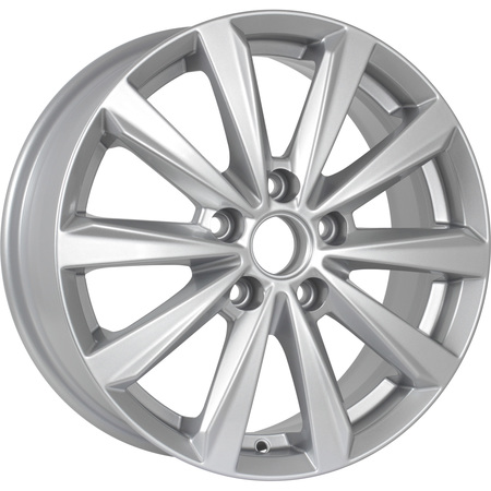 Диски R16 5x112 6,5J ET50 D57,1 KDW KD1634 (16_Jetta/Golf) (КС737) Silver Painted