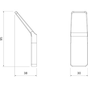 Крючок IDDIS Slide графит (SLIGM10i41)