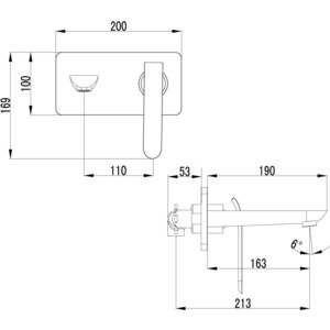 Смеситель для раковины Lemark Melange (LM4926CW)