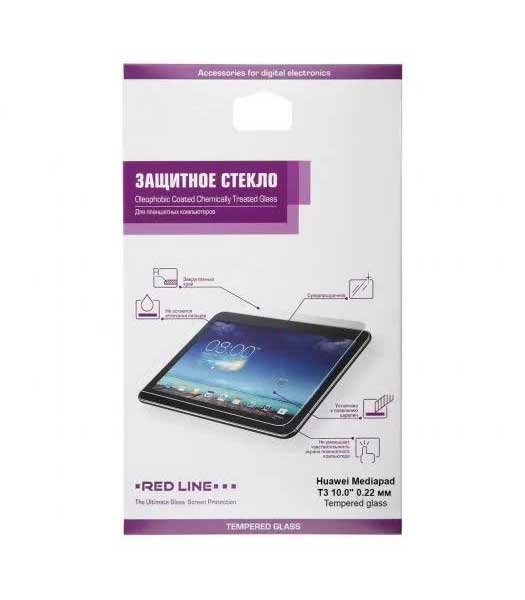 Стекло защитное Red Line Huawei Mediapad T3 10.0" 0.22 мм tempered glass УТ000015637