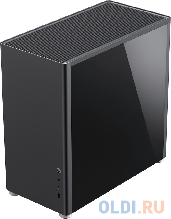 Компьютерный корпус, без блока питания ATX/ Gamemax Spark Pro Black ATX case, black, w/o PSU, w/1xUSB3.0+1xType-C, 1xCombo Audio