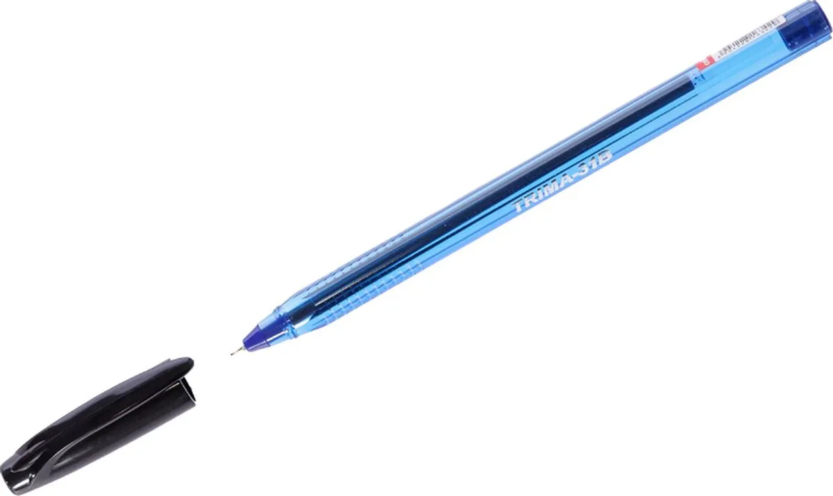 Ручка шариковая Cello TRIMA-31B, синий, пластик, колпачок, картонная коробка