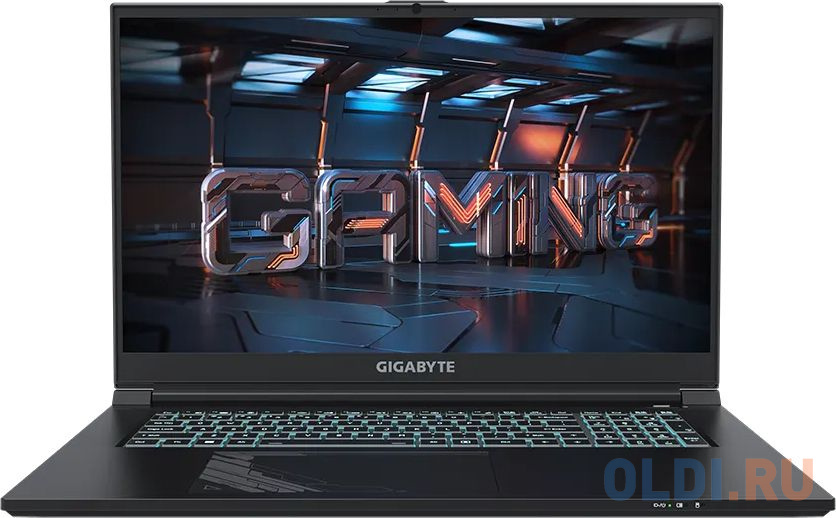 Ноутбук Gigabyte G7 Core i5 12500H 16Gb SSD512Gb NVIDIA GeForce RTX4050 6Gb 17.3&quot; FHD (1920x1080) Windows 11 black WiFi BT Cam (MF-E2KZ213SH)