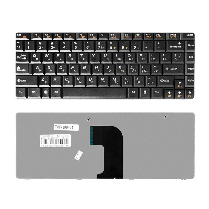 Клавиатура TopON для Lenovo IdeaPad U450, U450A, U450P Series, черная (TOP-100471)