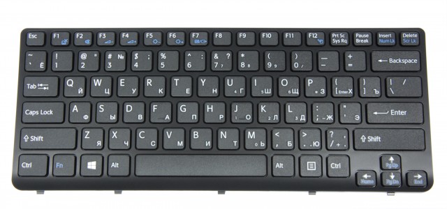 Клавиатура Pitatel для Sony SVE14 RU, черная (KB-384R)