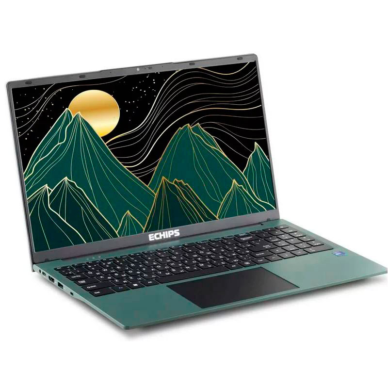 Ноутбук Echips Malachite NQ15E (Intel Celeron N100 1.1Ghz/8192Mb/256Gb SSD/Intel UHD Graphics/Wi-Fi/Bluetooth/Cam/15.6/1920x1080/Windows 11 Pro)