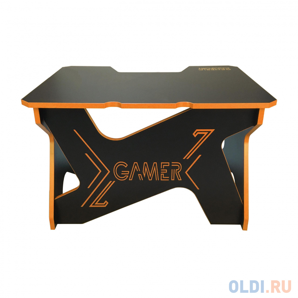 Игровой стол Generic Comfort Gamer Mini Seven/DS/NO чёрно-оранжевый (ЛДСП Е1, 120 x 90 x 75) в Москвe