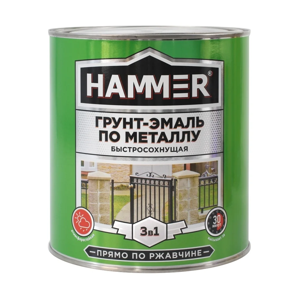 Грунт-эмаль по металлу Hammer