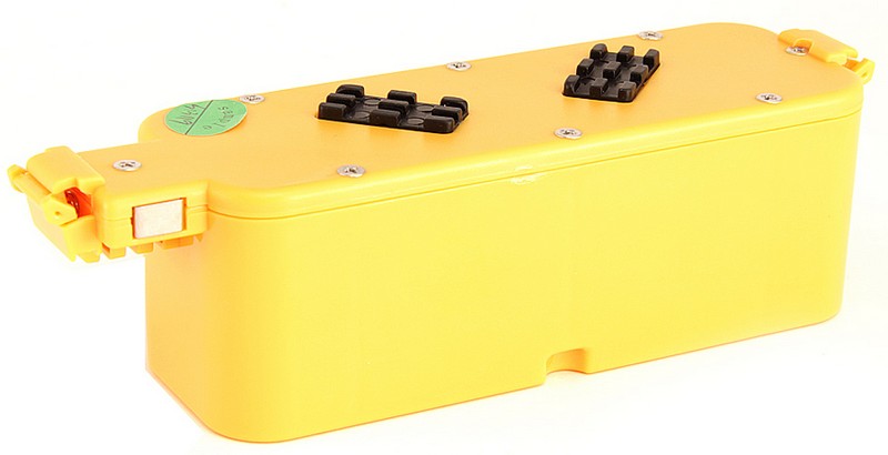 Аккумулятор Pitatel для iRobot Roomba 400/405/410/415/416/418/4000/4905, 14.4V, 2500mAh, желтый (VCB-001-IRB.R400-25M)