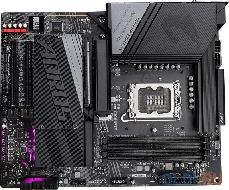 Материнская плата Gigabyte Z790 A ELITE X WIFI7 Soc-1700 Intel Z790 4xDDR5 ATX AC`97 8ch(7.1) 2.5Gg RAID+HDMI+DP в Москвe