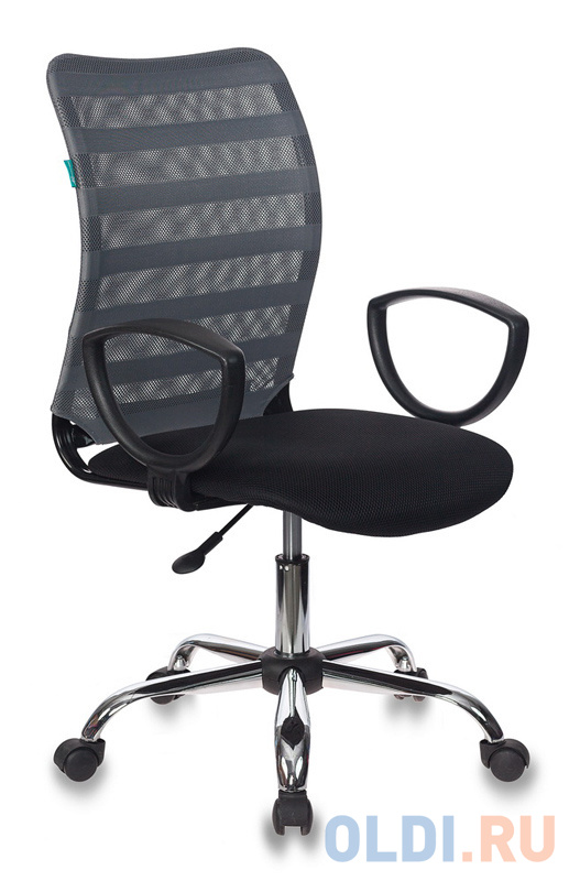 Кресло для геймеров Бюрократ TW-32K03 TW-11 чёрный серый CH-599AXSL/32G/TW-11