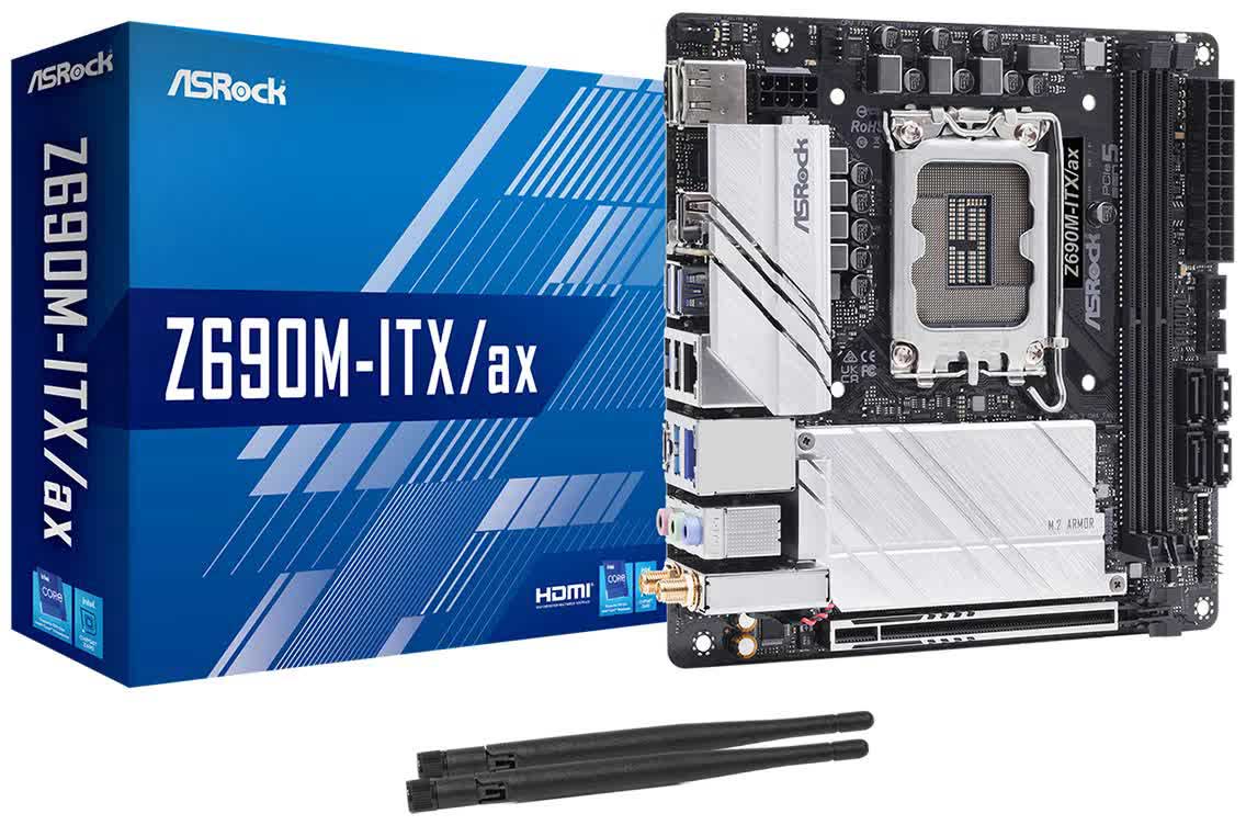 Материнская плата Asrock Z690 S1700 MITX Z690M-ITX/AX в Москвe