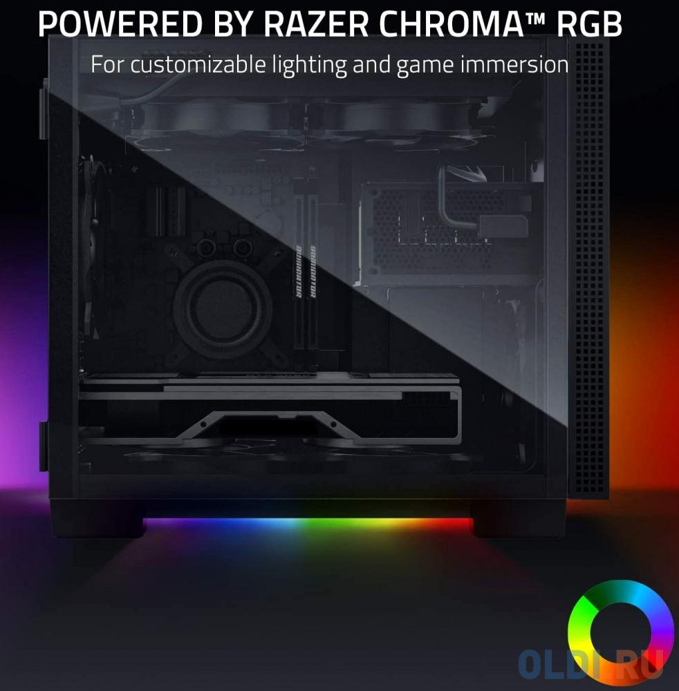 Корпус mini-ITX Razer Tomahawk M1 Без БП чёрный в Москвe