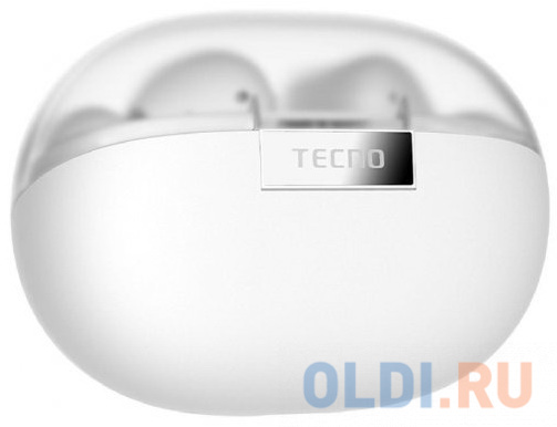 Tecno Беспроводные Bluetooth наушники SC01 белый/white