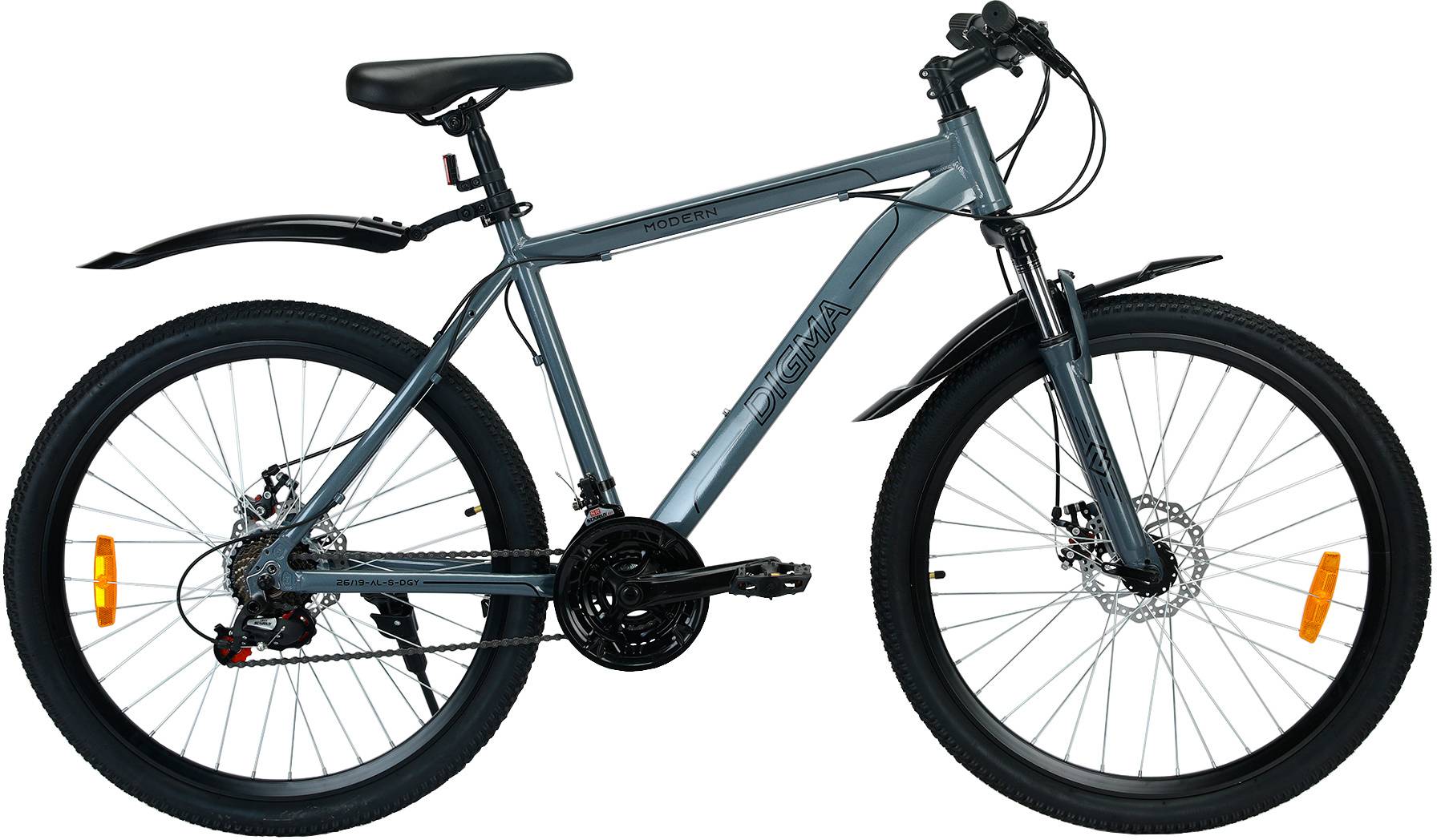Велосипед горный Digma Modern серый (modern-26/19-al-s-dgy)