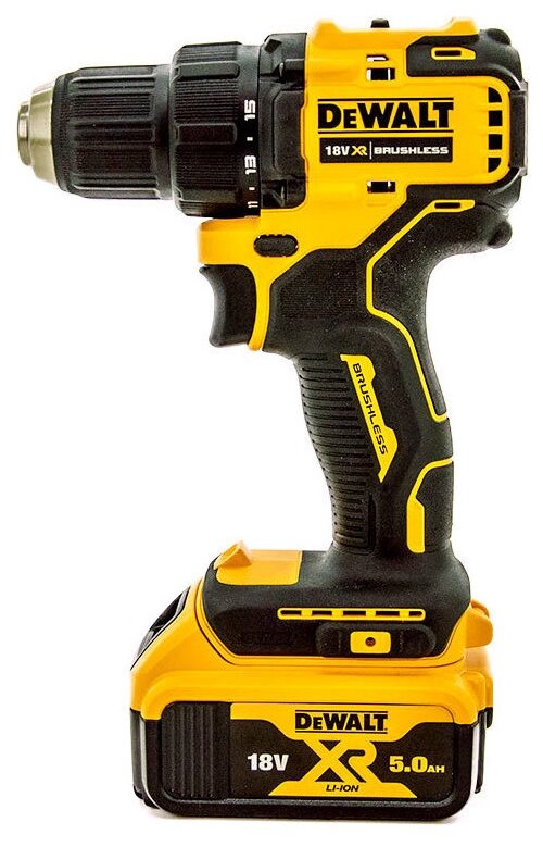 Дрель-шуруповерт аккумуляторная DeWalt DCD708P2T-QW