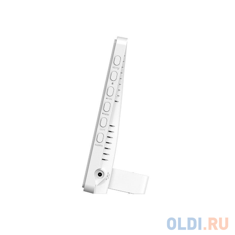 BALDR B0360WST2H2PR-V2-WHITEмногофункцциональная беспроводная метеостанция с цветным дисплеем, белый