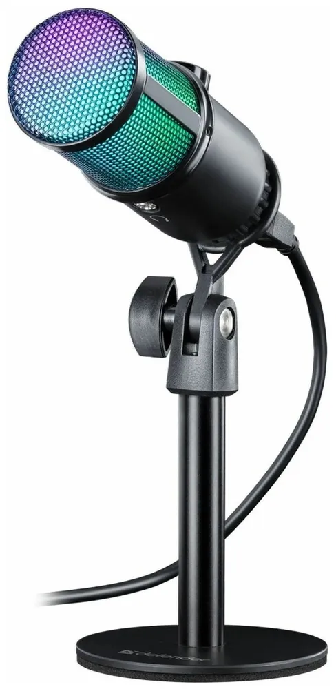 Микрофон Defender GMC 400 USB, конденсаторный, черный (GMC 400 USB)
