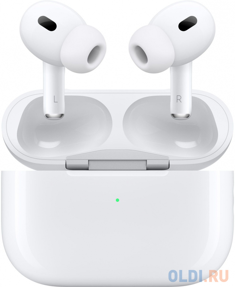 Гарнитура внутриканальные Apple AirPods Pro 2 A2698 A2699 A2700 белый беспроводные bluetooth в ушной раковине (MQD83AM/A)