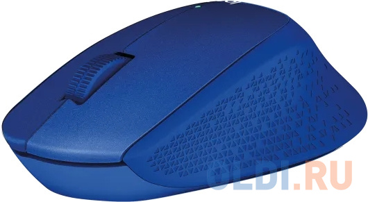 Мышь Logitech M331 Silent Plus синий оптическая (1000dpi) silent беспроводная USB (3but) в Москвe