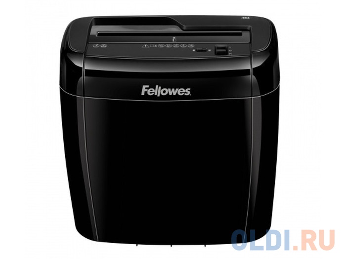 Шредер Fellowes Powershred 36C, DIN P-4, 4х40 мм, 6 лст., 12 лтр., Safety Lock