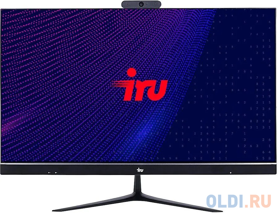 Моноблок IRU Office P2310KL 23.8&quot; Full HD Cel 3867U (1.8) 4Gb SSD120Gb HDG610 Free DOS GbitEth WiFi BT 60W Cam черный 1920x1080