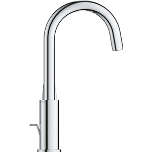 Смеситель для раковины Grohe BauEdge с донным клапаном, хром (23760001)