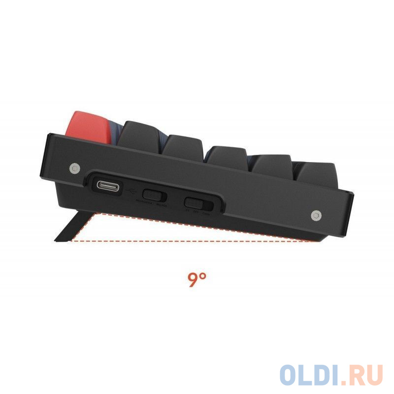 Беспроводная механическая клавиатура QMK Keychron K8 Pro, 87 клавиш, Hot-Swap, Gateron G pro Red Switch в Москвe