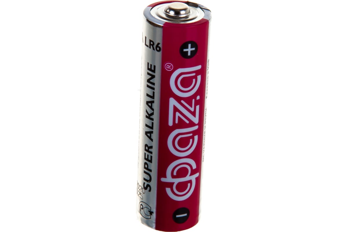 Батарея ФАZА Super Alkaline, AA (LR6), 1.5V, 6 шт. (5002043)