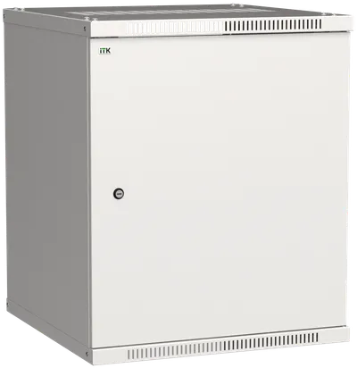 Шкаф телекоммуникационный настенный 15U 600x600 мм, металл, серый, разборный, ITK LINEA WE LWE3-15U66-MF (LWE3-15U66-MF)