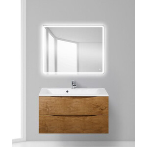 Тумба с раковиной BelBagno Marino 100 rovere nature (MARINO-1000-2C-SO-RN-P, BB1000/445-LV-MR-PR)