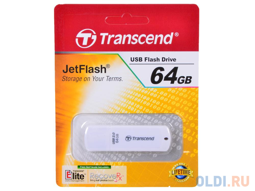 Внешний накопитель 64GB USB Drive <USB 2.0 Transcend 370 (TS64GJF370)