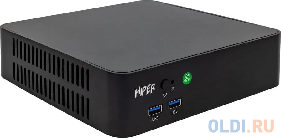 Неттоп Hiper AS8 black (Core i3 10105/8Gb/256Gb SSD/noDVD/VGA int/W10Pro) (I3105R8S2WPB) в Москвe