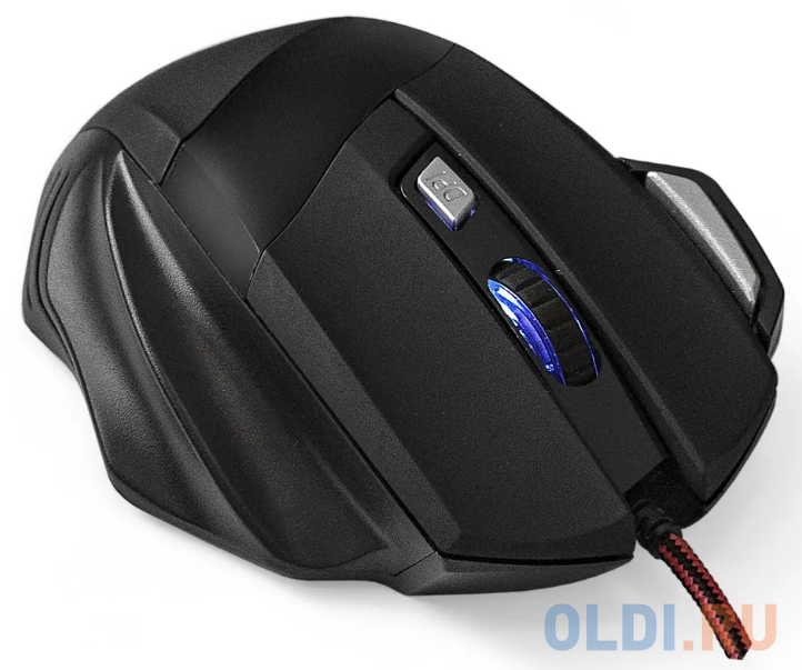 Exegate EX289487RUS Мышь ExeGate Gaming Standard Laser GML-793 (USB, лазерная, 800/1600/2400/3200dpi, 7 кнопок и колесо прокрутки, балансировочные гру