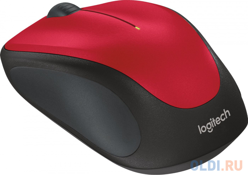 Мышь Logitech M235 красный USB 910-002497