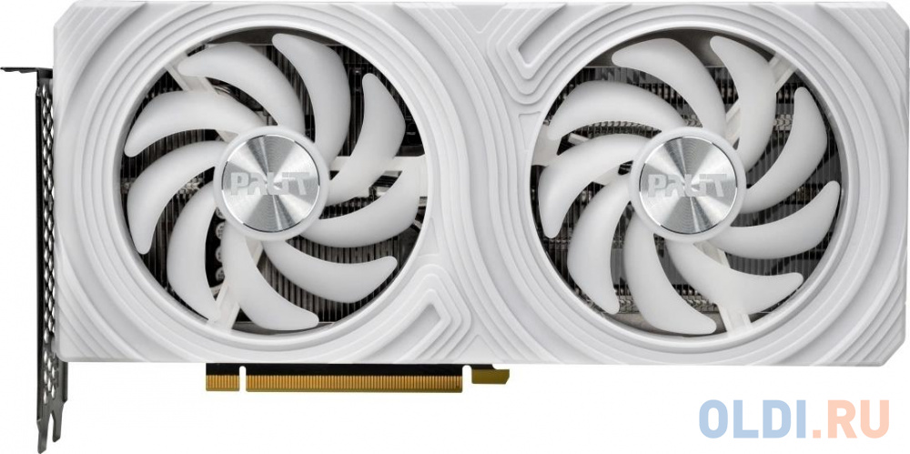 Видеокарта Palit PCI-E 4.0 RTX4060TI DUAL WHITE NVIDIA GeForce RTX 4060TI 8Gb 128bit GDDR6 2310/18000 HDMIx1 DPx3 HDCP Ret в Москвe