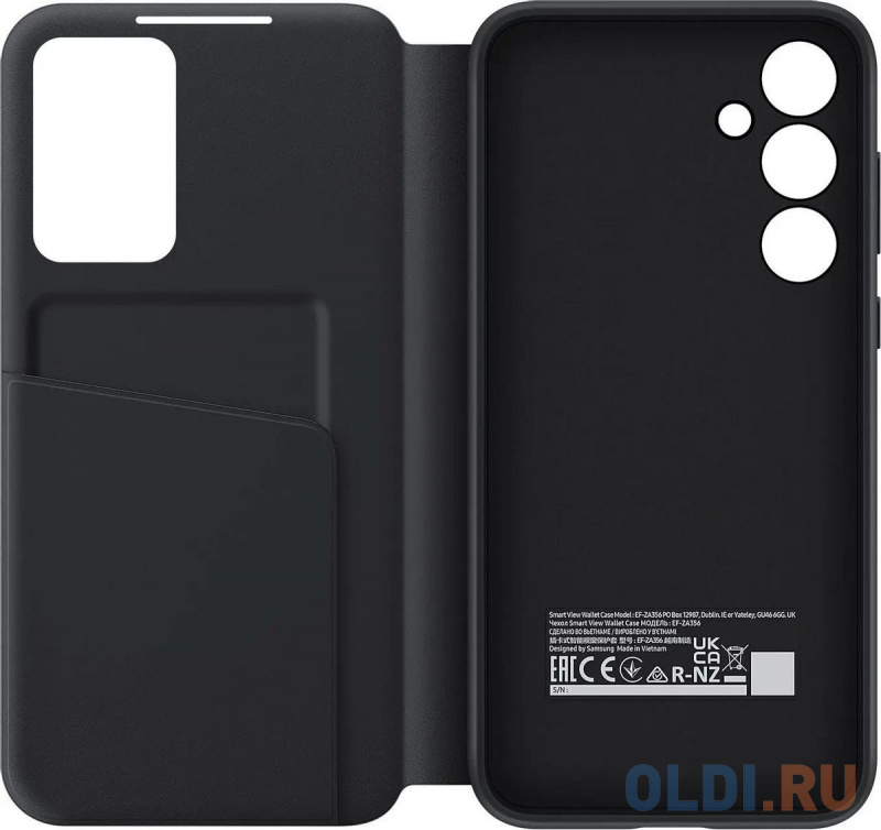 Чехол (флип-кейс) Samsung для Samsung Galaxy A35 Smart View Wallet Case A35 черный (EF-ZA356CBEGRU) в Москвe