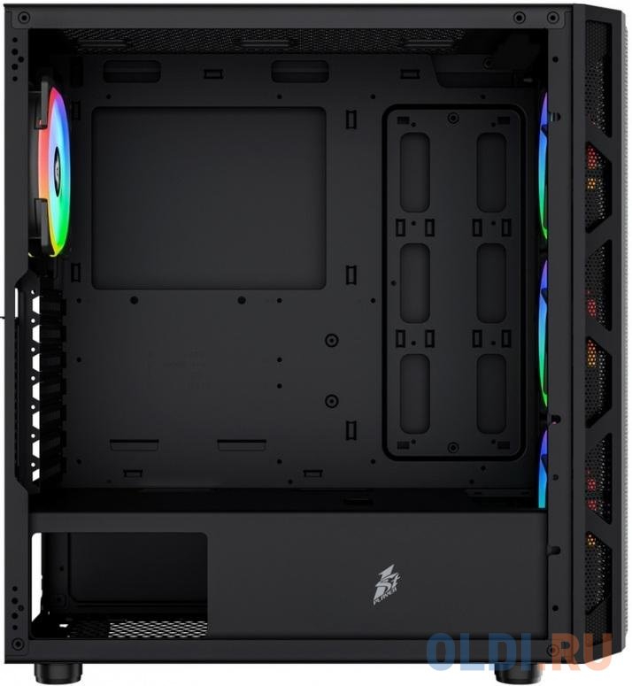 Корпус E-ATX 1stPlayer FIREBASE XP- Без БП чёрный