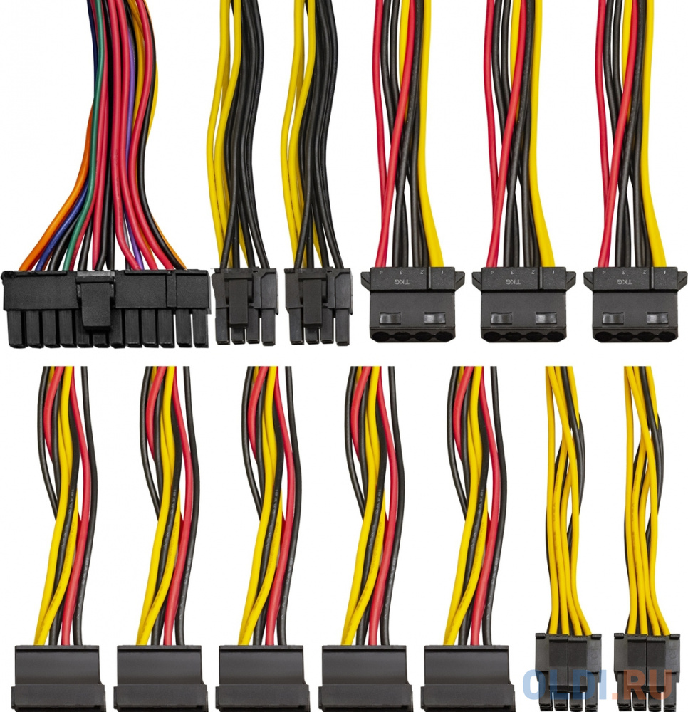 Блок питания 800W ExeGate 800NPXE (ATX, PPFC, PC, 12cm fan, 24pin, (4+4)pin, 2xPCI-E, 5xSATA, 3xIDE, black, кабель 220V в комплекте)
